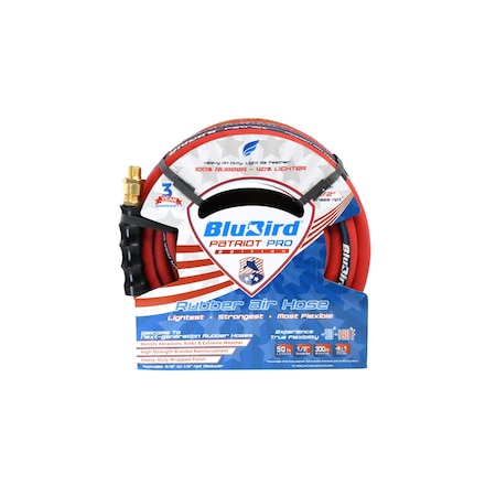 Rmx Industries Blubird Patriot Pro Air Hose 1/2 In. X50 Ft. 300 P BLBPP1250